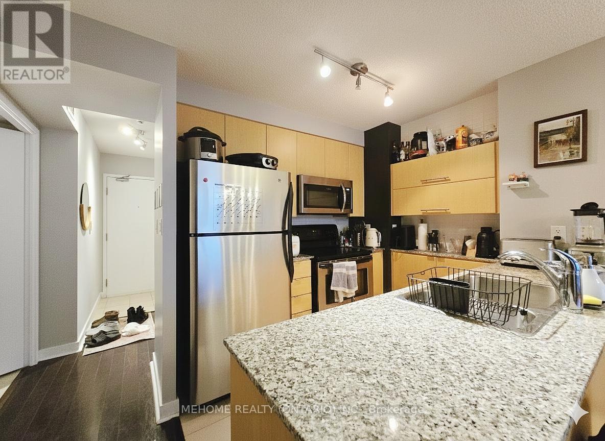 2302 - 11 Brunel Court, Toronto, ON - Indoor Photo Showing Kitchen With Double Sink
