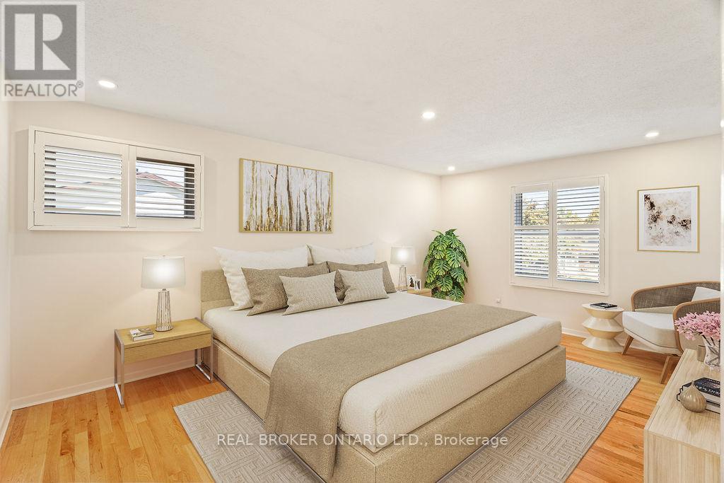 Primary Retreat with 2 Closets and Ensuite - 99 Queensline Drive, Ottawa, ON - Indoor Photo Showing Bedroom