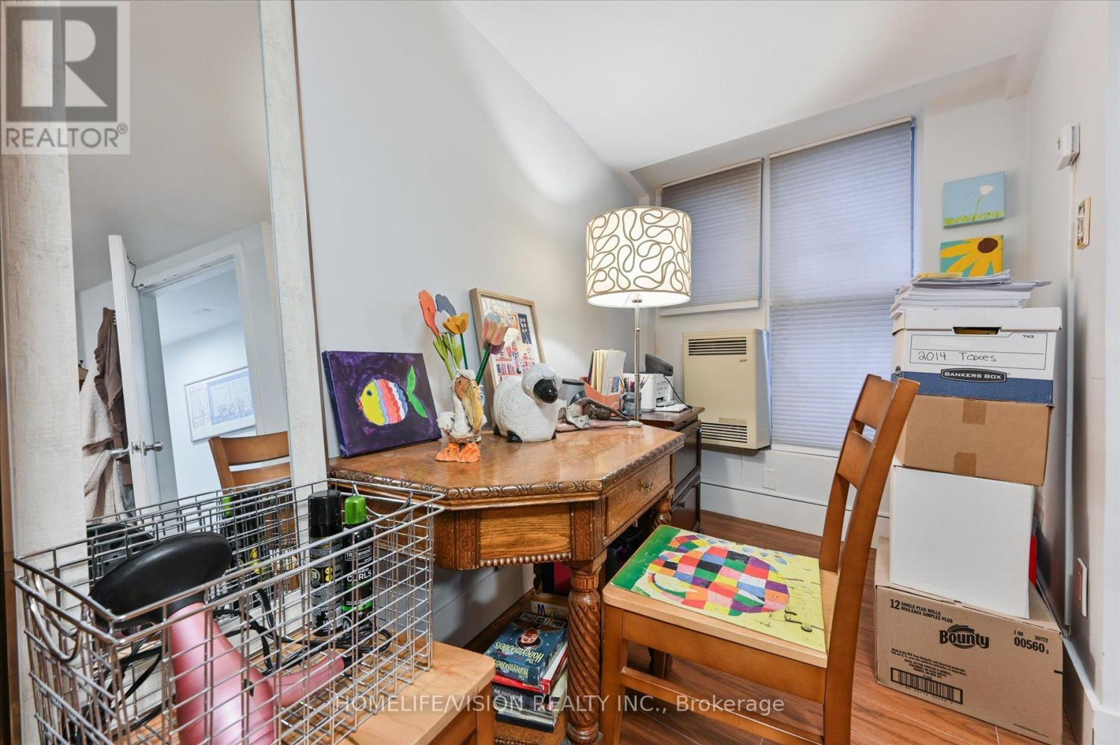 Lower Unit - Office Nook With Huge Window - 400 Summerhill Avenue, Toronto, ON - Indoor Photo Showing Office