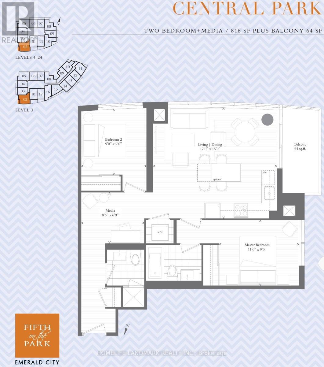 Floor Plan - 1802 - 50 Forest Manor Road, Toronto, ON - Other