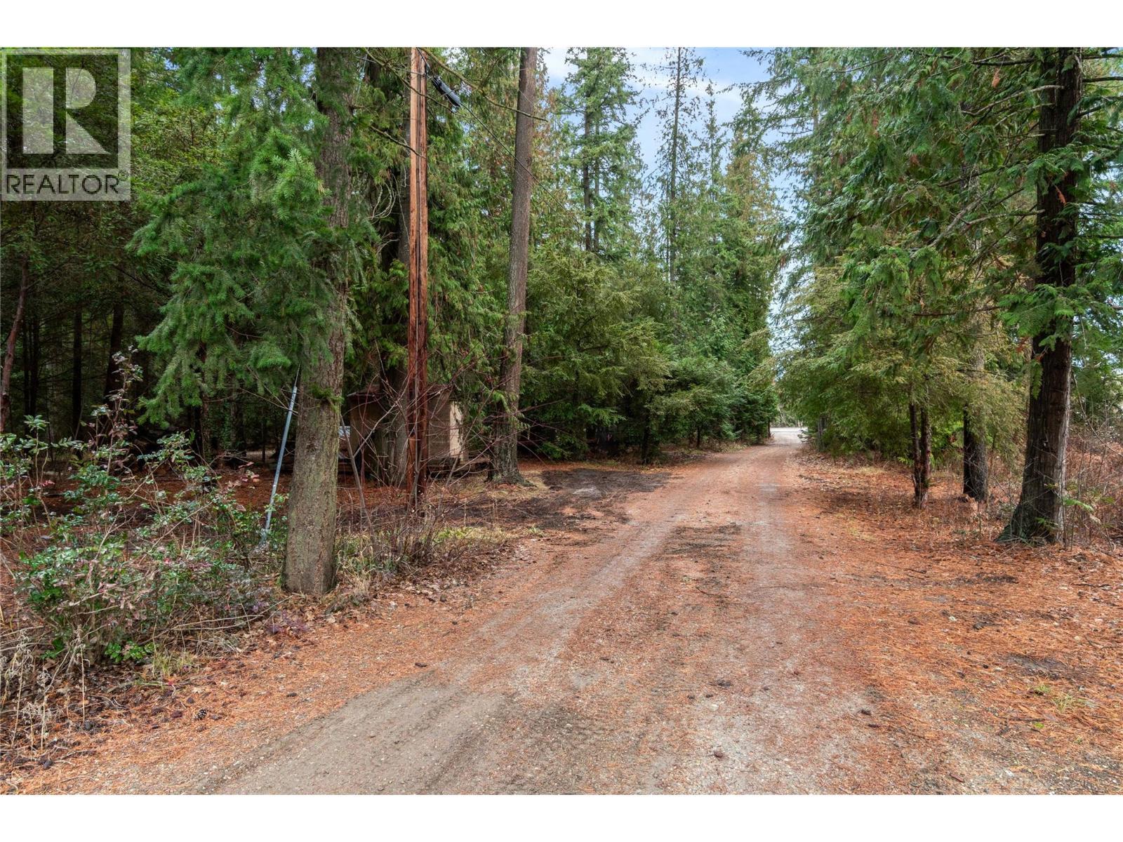 private driveway entrance - 401 97A Highway, Sicamous, BC - Outdoor With View