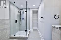 Full bathroom in basement -