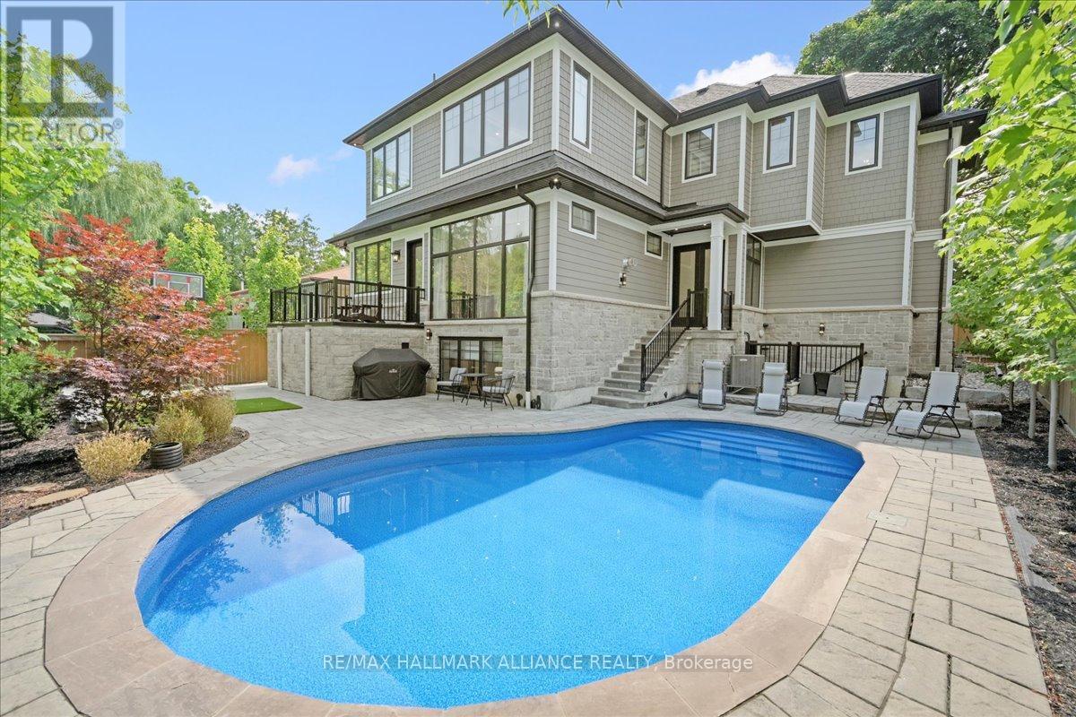 1225 Baldwin Drive, Oakville (Mo Morrison), ON - Outdoor With In Ground Pool With Deck Patio Veranda