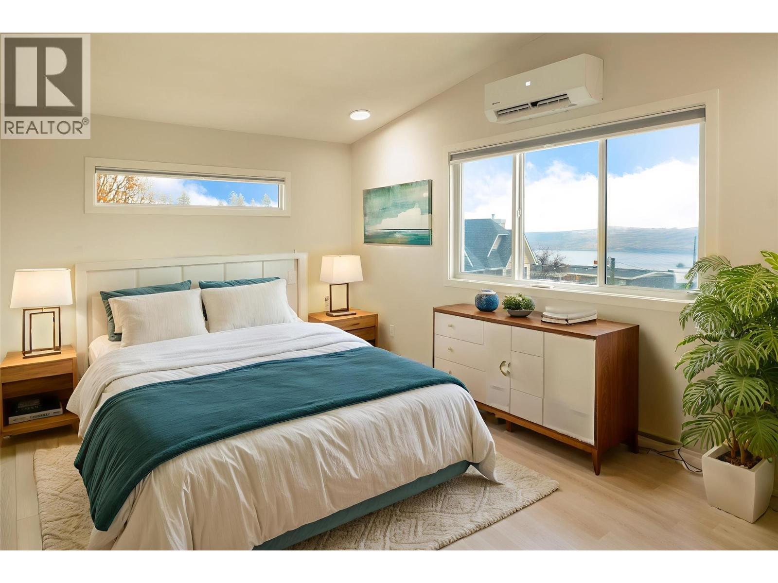 *Virtually staged - 4790 Seaton Place, Peachland, BC - Indoor Photo Showing Bedroom