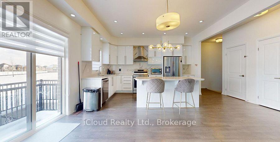 Upper - 11 Moriarity Drive, Brant, ON - Indoor Photo Showing Kitchen With Upgraded Kitchen