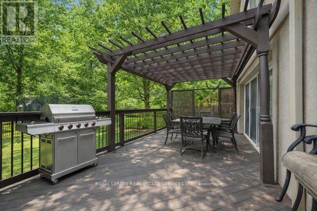 Incredibly Private Backyard Oasis - 1302 Hillview Crescent, Oakville, ON - Outdoor With Deck Patio Veranda With Exterior