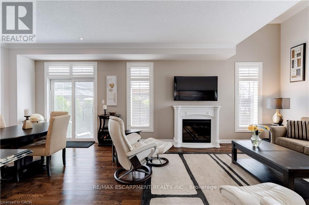 2 Celestial Crescent, Hamilton, ON - Indoor Photo Showing Living Room With Fireplace
