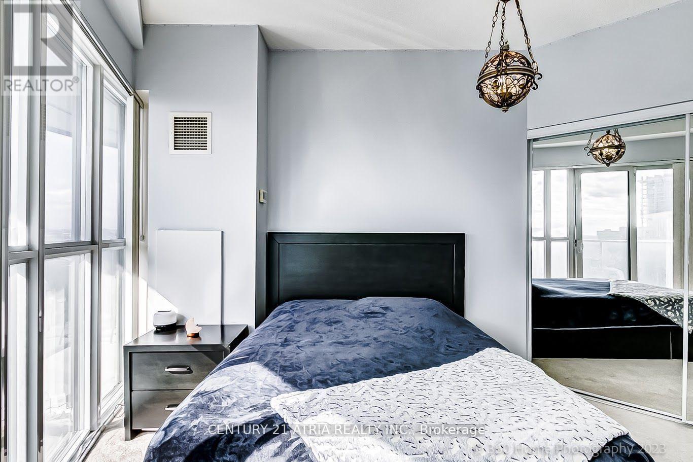 2203 - 60 Absolute Avenue, Mississauga, ON - Indoor Photo Showing Bedroom