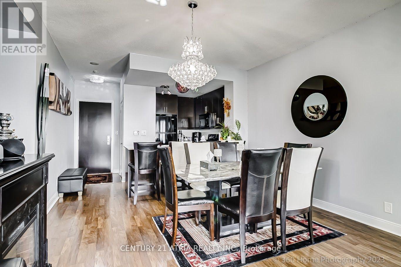 2203 - 60 Absolute Avenue, Mississauga, ON - Indoor Photo Showing Dining Room