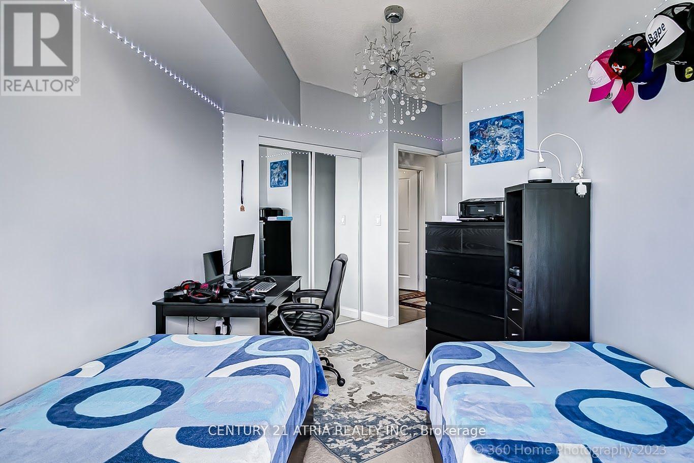 2203 - 60 Absolute Avenue, Mississauga, ON - Indoor Photo Showing Bedroom