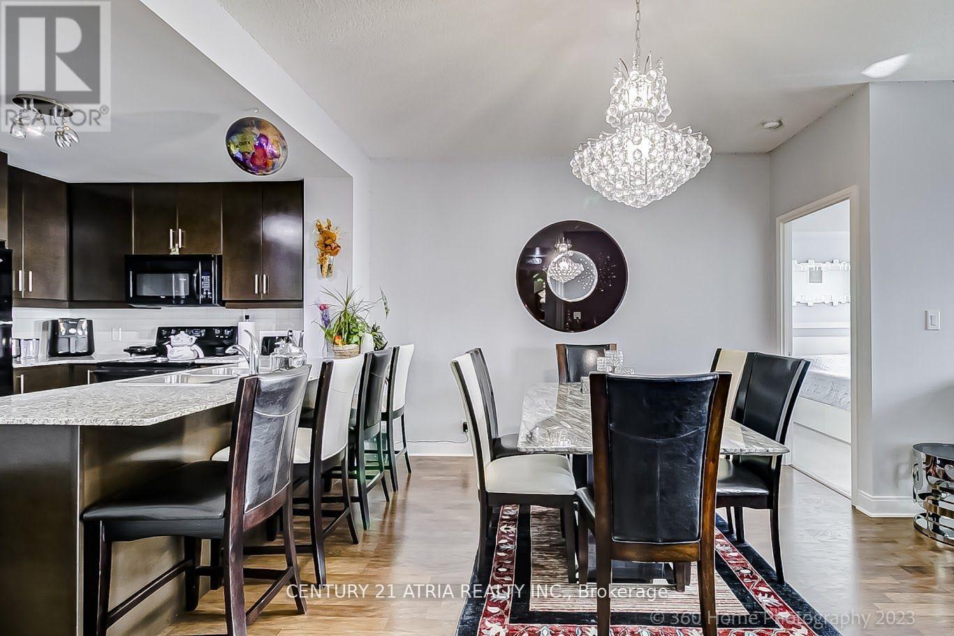 2203 - 60 Absolute Avenue, Mississauga, ON - Indoor Photo Showing Dining Room