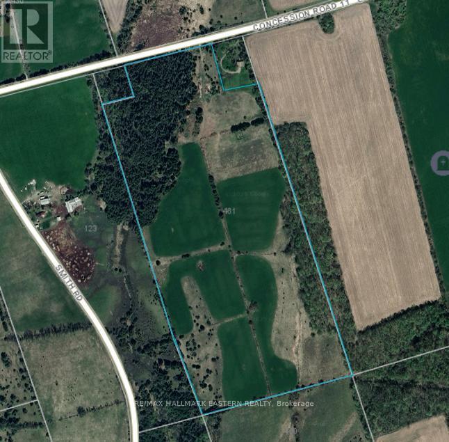 Lot lines marked for descriptive purposes only. - 461 Concession 11 E, Trent Hills, ON
