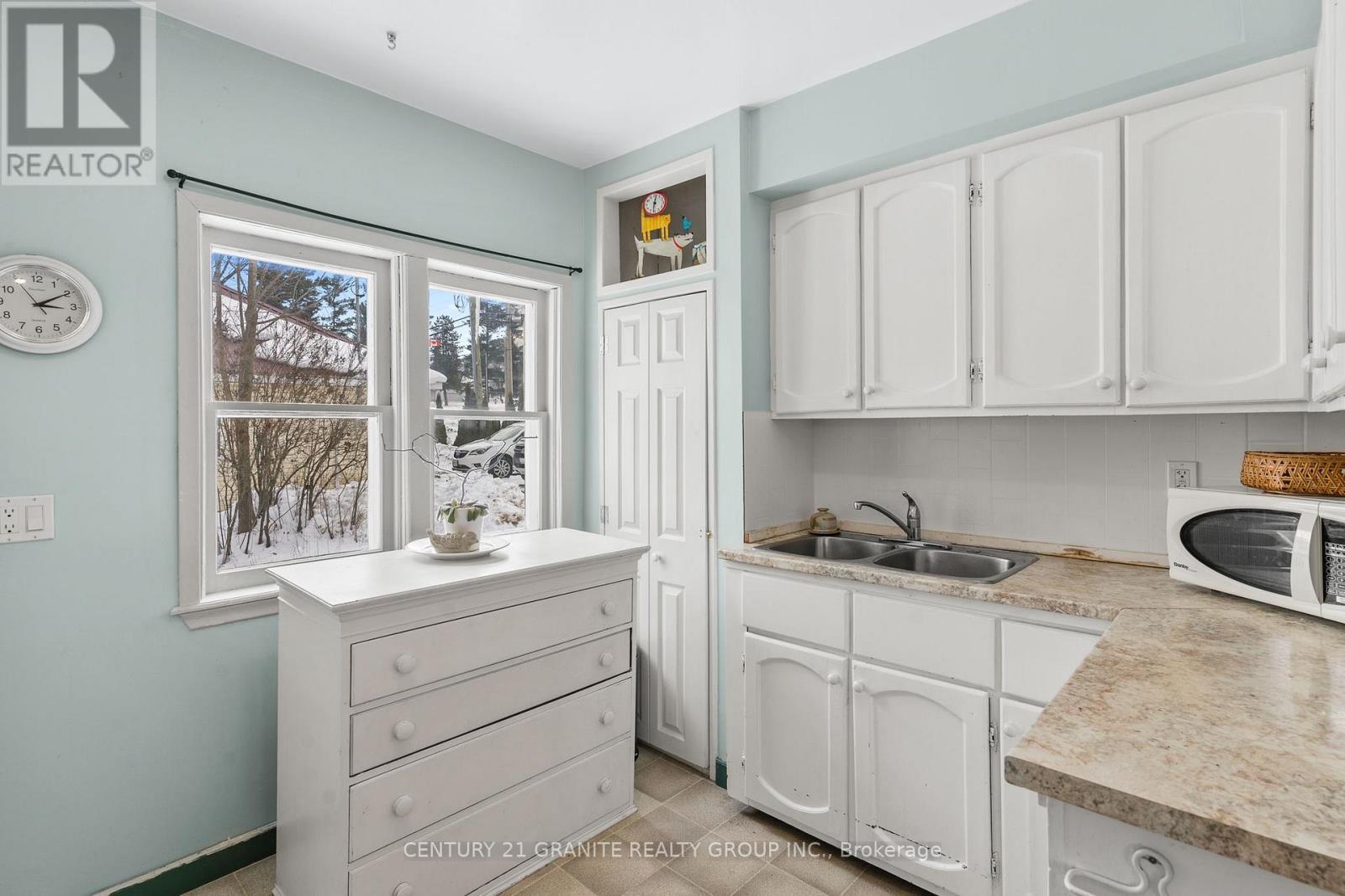 42 Chemaushgon Road, Bancroft (Bancroft Ward), ON - Indoor Photo Showing Kitchen With Double Sink