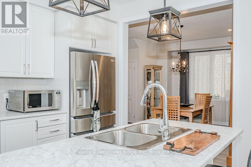 55 Povey Road, Centre Wellington (Fergus), ON - Indoor Photo Showing Kitchen With Double Sink