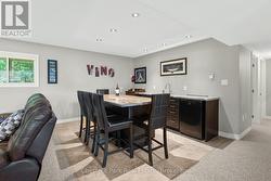 Super rec room with island -