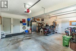 Inside garage entry in home -