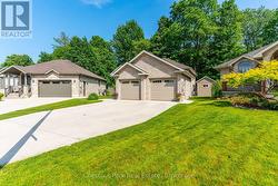 Attached double car garage -