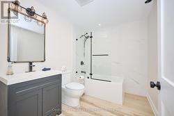 4 PC lower lever bathroom w/ tub & shower -