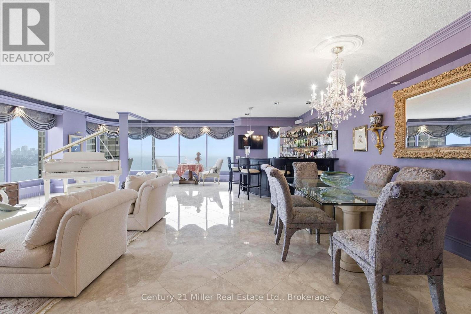 3606 - 2045 Lake Shore Boulevard W, Toronto (Mimico), ON - Indoor Photo Showing Dining Room