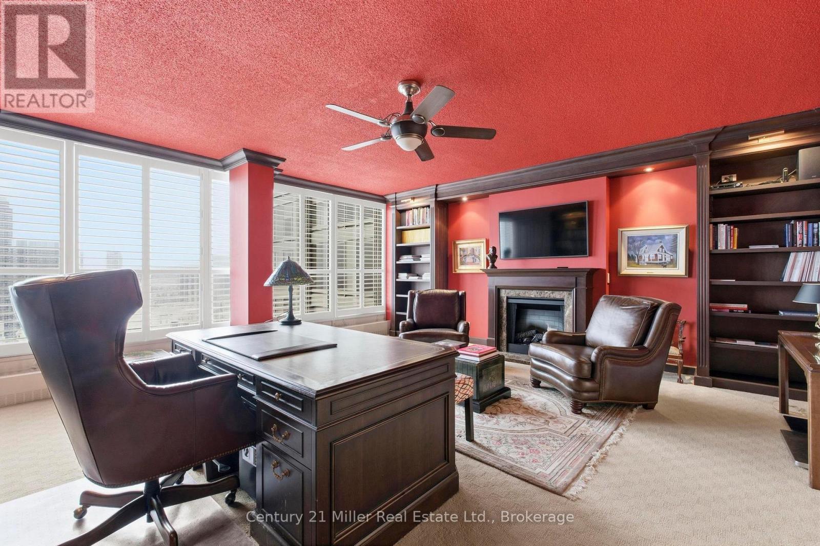 3606 - 2045 Lake Shore Boulevard W, Toronto (Mimico), ON - Indoor With Fireplace