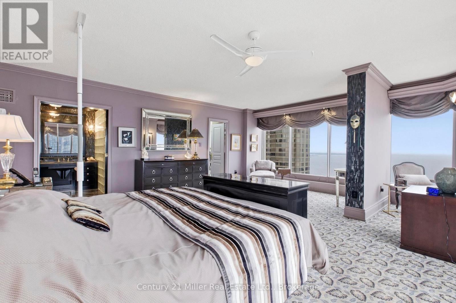 3606 - 2045 Lake Shore Boulevard W, Toronto (Mimico), ON - Indoor Photo Showing Bedroom