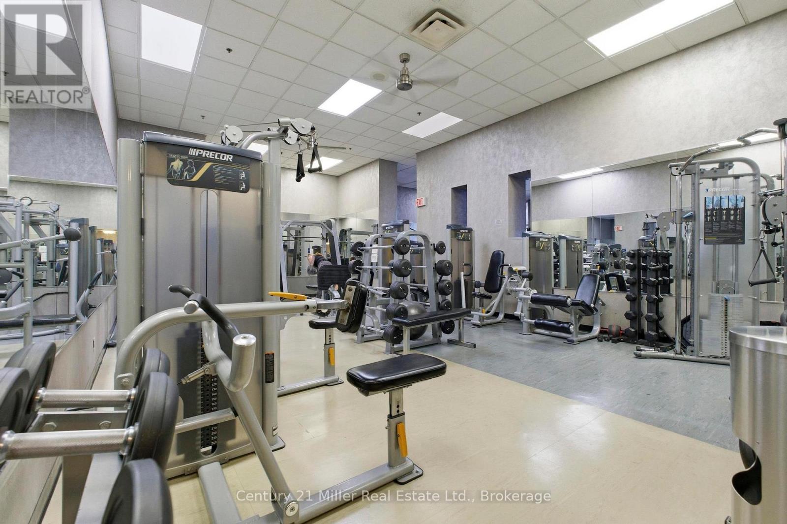 3606 - 2045 Lake Shore Boulevard W, Toronto (Mimico), ON - Indoor Photo Showing Gym Room