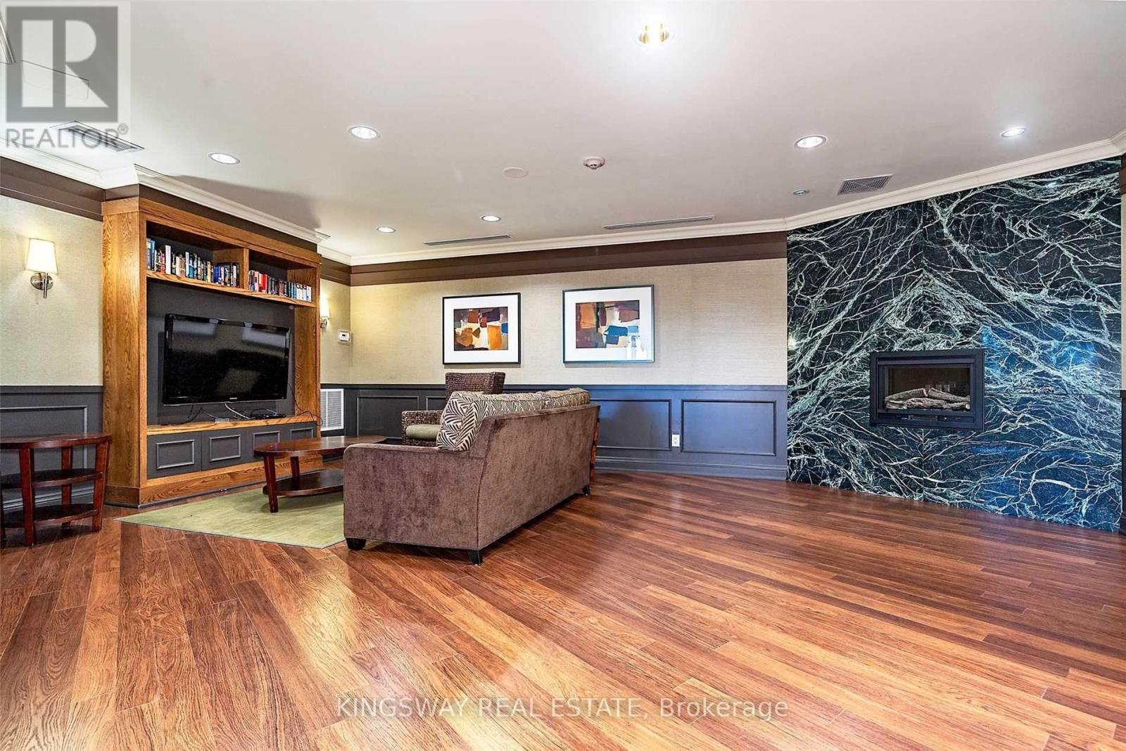 804 - 2391 Central Park Drive, Oakville, ON - Indoor With Fireplace