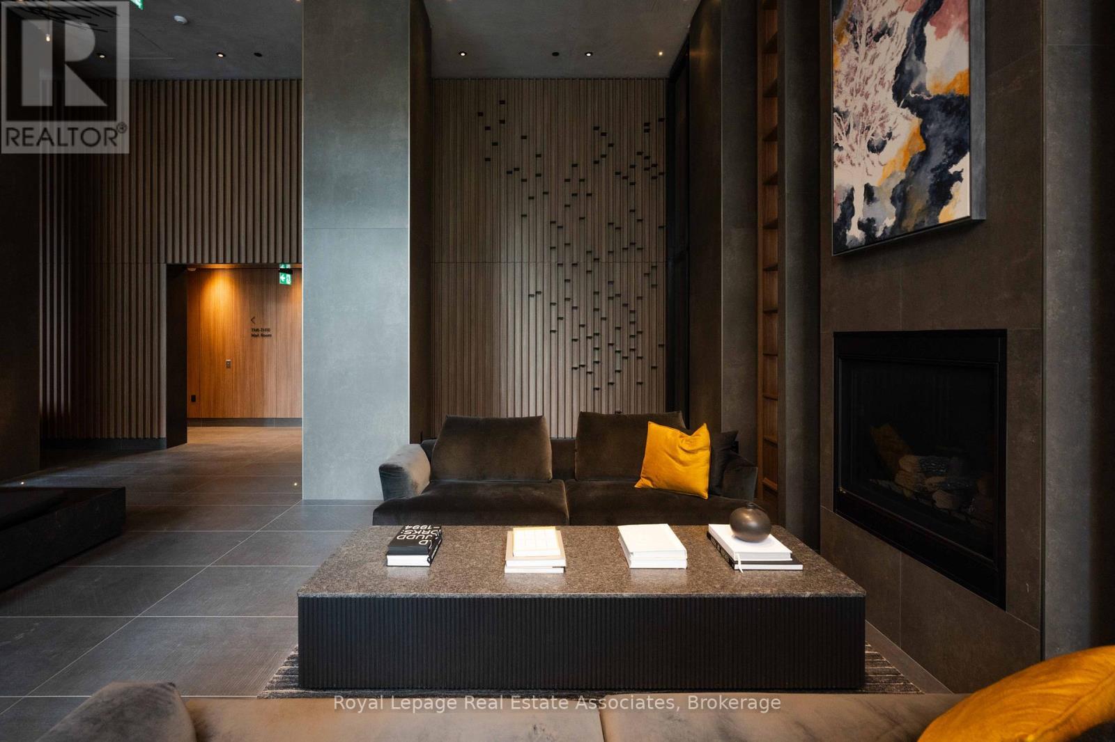 3908 - 55 Charles Street E, Toronto, ON - Indoor Photo Showing Other Room With Fireplace