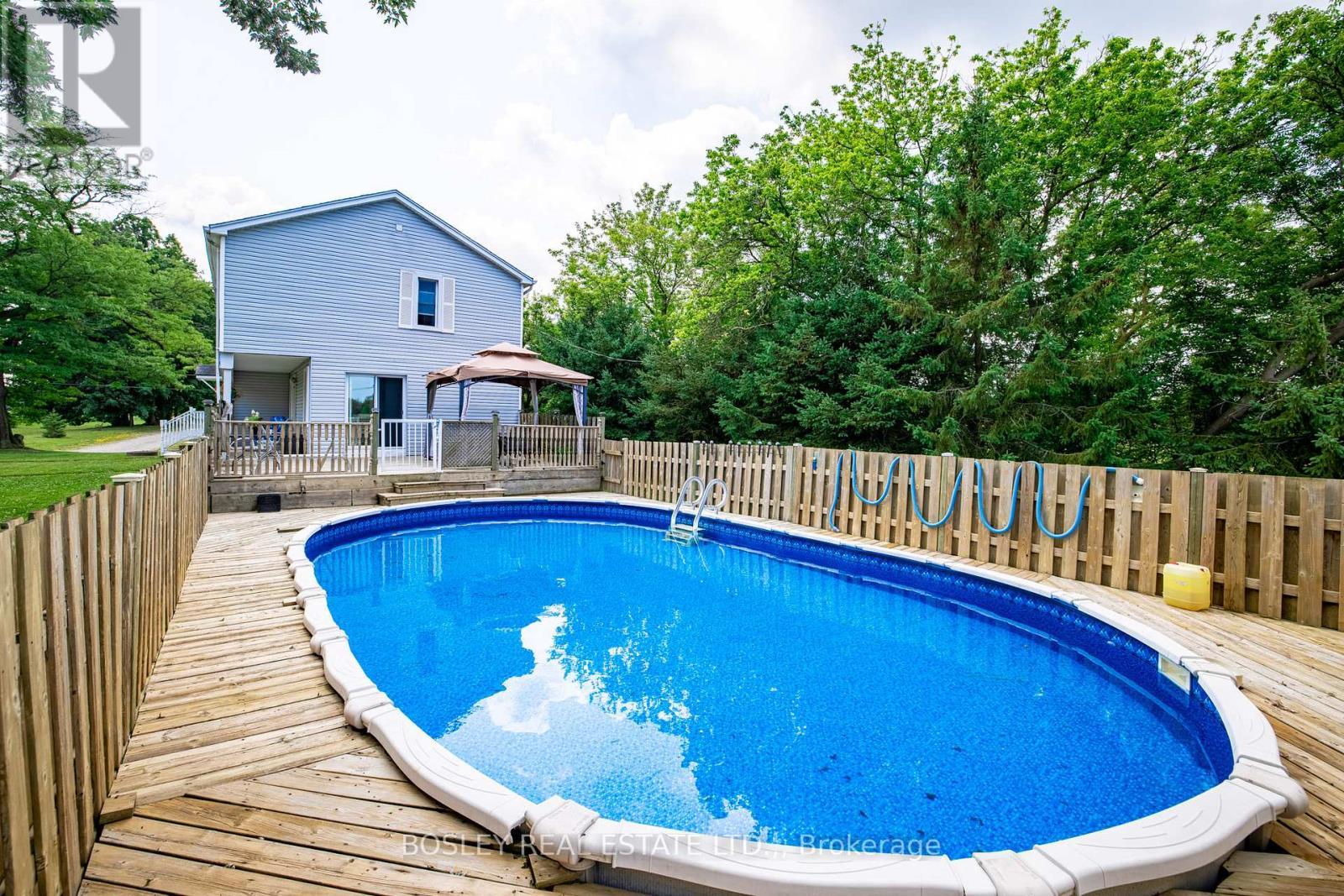 1609 Eighth Avenue, St. Catharines (Rural Eighth), ON - Outdoor With Above Ground Pool With Deck Patio Veranda With Backyard With Exterior