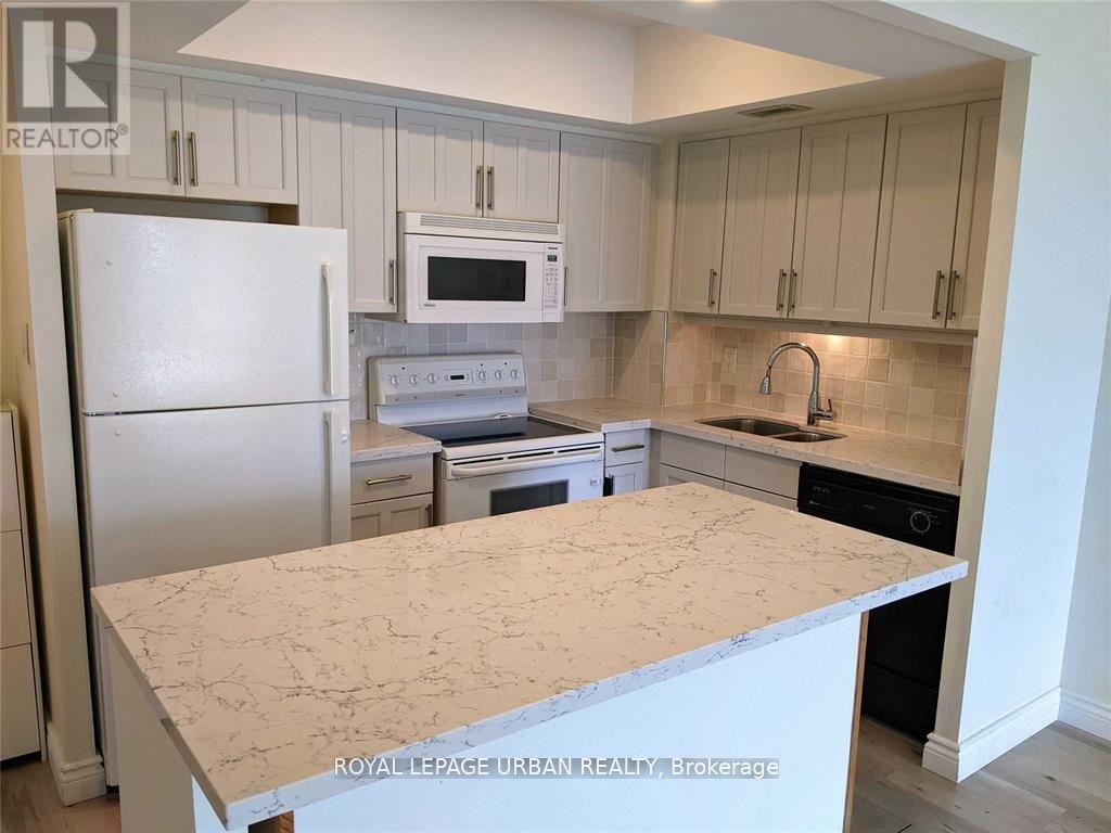 918 - 65 Scadding Avenue, Toronto, ON - Indoor Photo Showing Kitchen With Double Sink