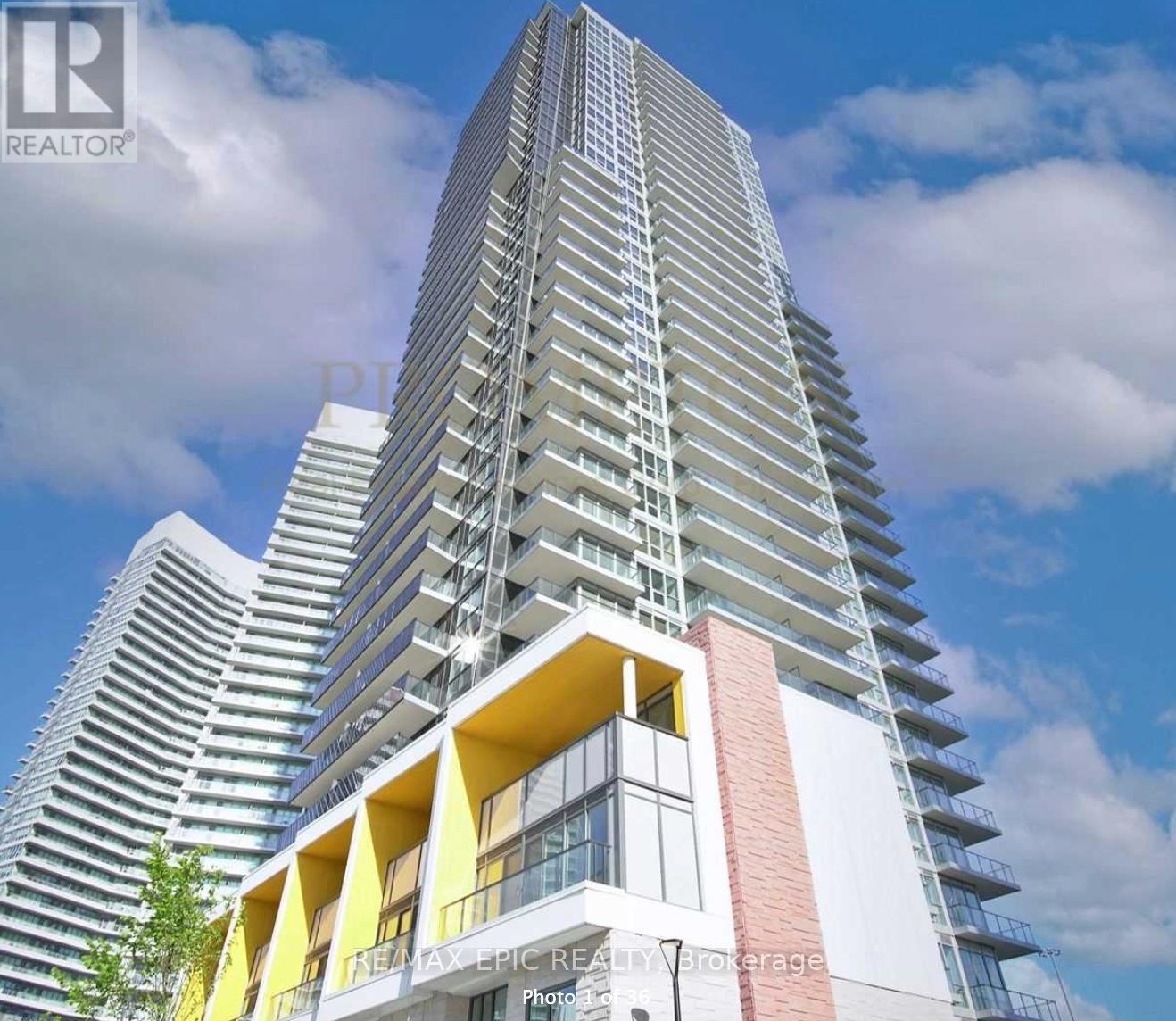 1815 - 85 Mcmahon Drive, Toronto, ON - Outdoor With Balcony With Facade