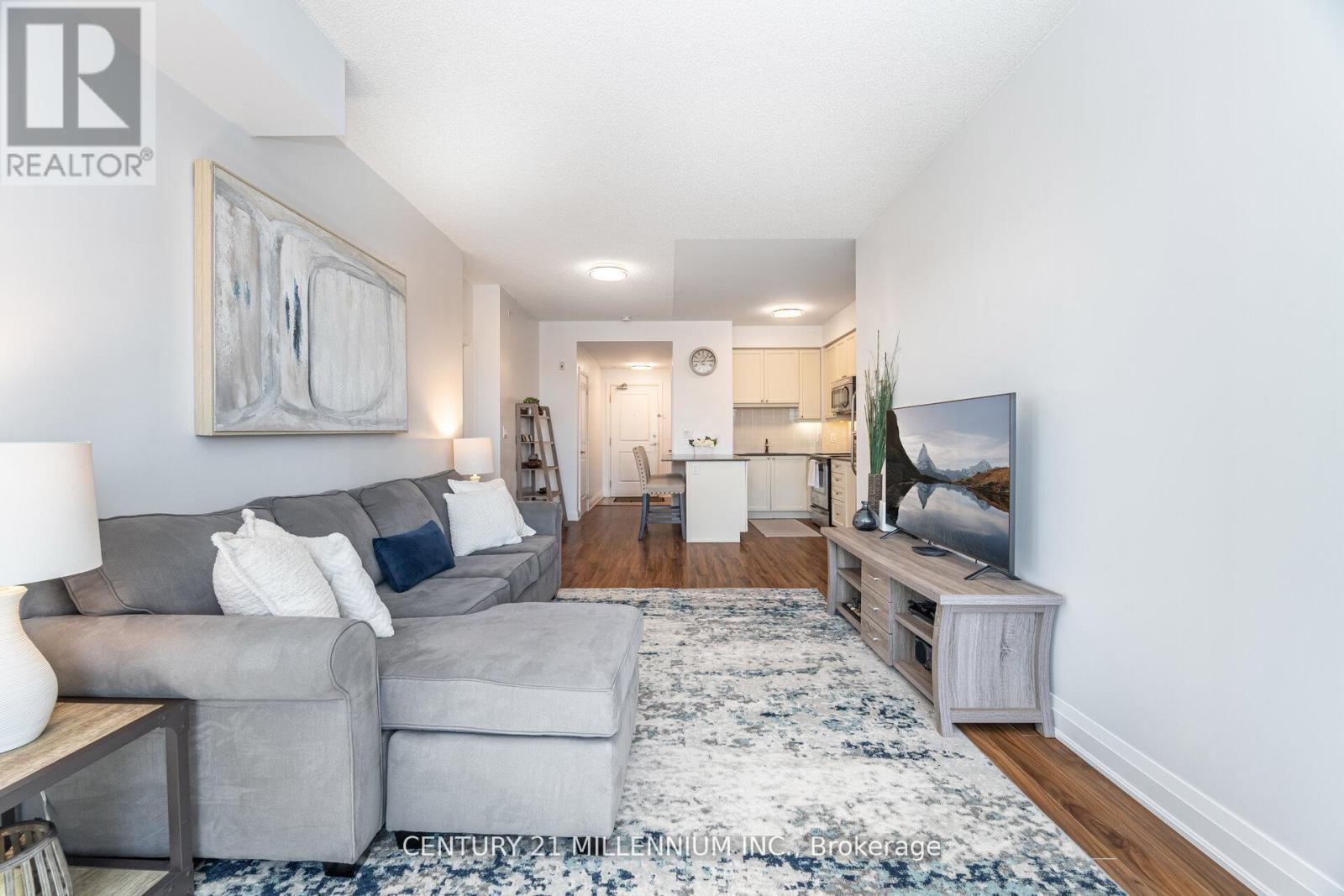 217 - 24 Woodstream Boulevard, Vaughan, ON - Indoor Photo Showing Living Room