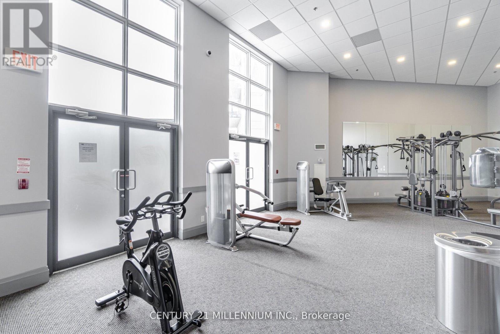217 - 24 Woodstream Boulevard, Vaughan, ON - Indoor Photo Showing Gym Room