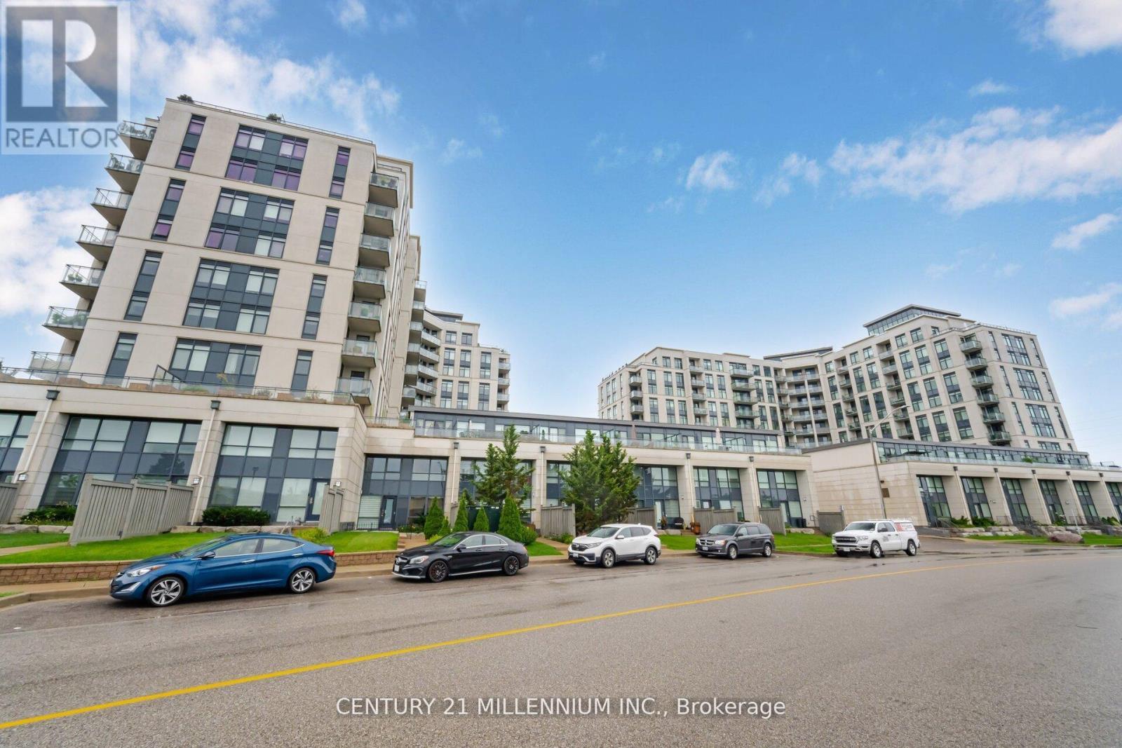 217 - 24 Woodstream Boulevard, Vaughan, ON - Outdoor With Balcony With Facade