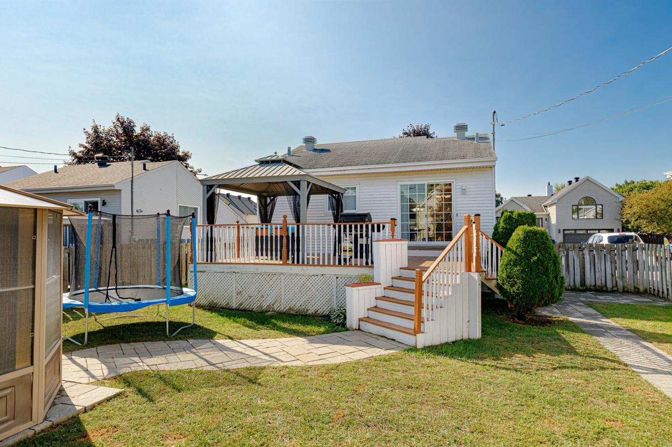 Backyard - 3429 Rue De Toscane, Terrebonne (Terrebonne), QC - Outdoor With Deck Patio Veranda