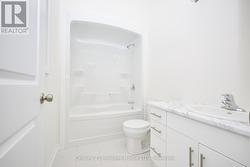 4 PC Bathroom with large vanity & tub/shower -