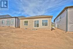 Backyard view of the property -