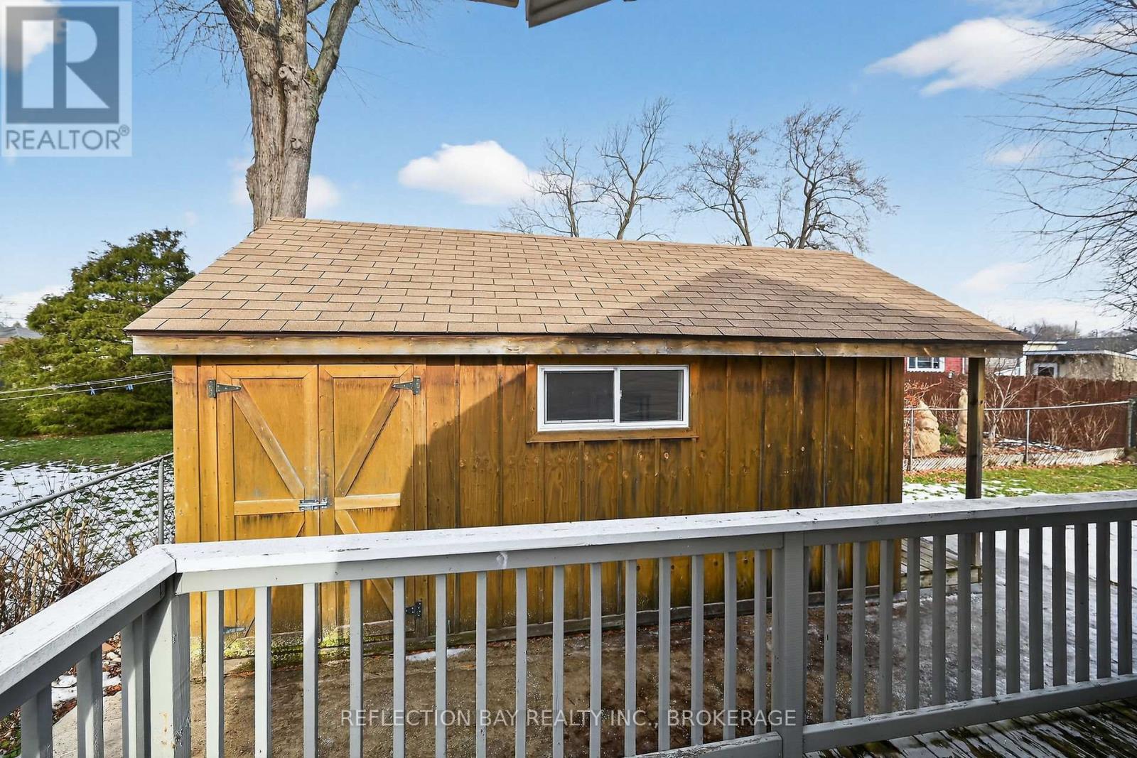 Storage Shed - 3794 Mathewson Avenue, Fort Erie (Crystal Beach), ON - Outdoor With Deck Patio Veranda