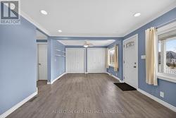 Double closets for storage -