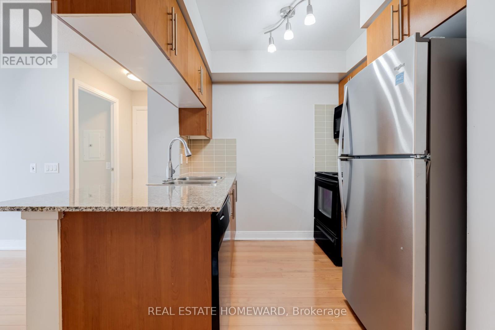 1855 - 25 Viking Lane, Toronto, ON - Indoor Photo Showing Kitchen With Double Sink