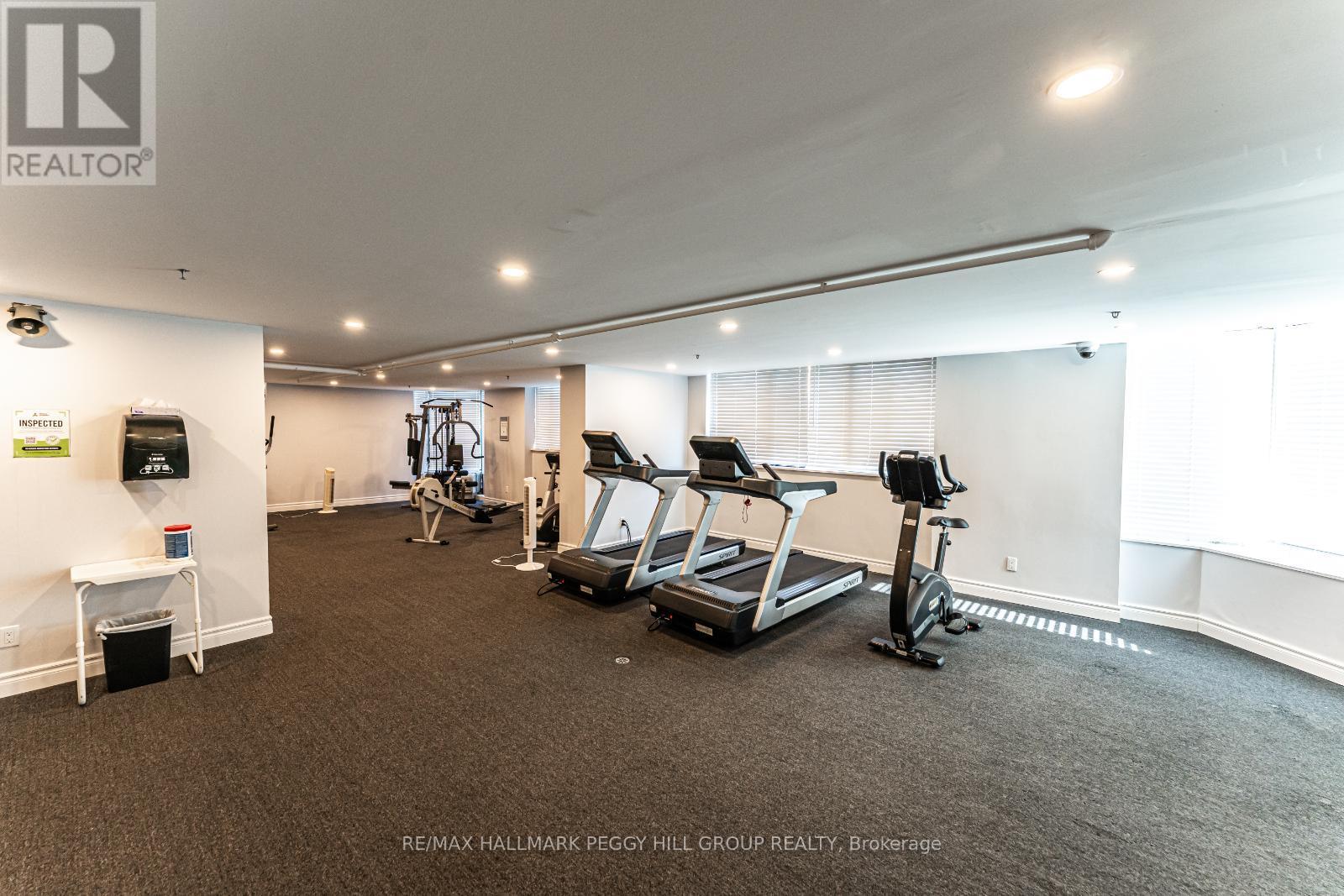 803 - 181 Collier Street, Barrie, ON - Indoor Photo Showing Gym Room