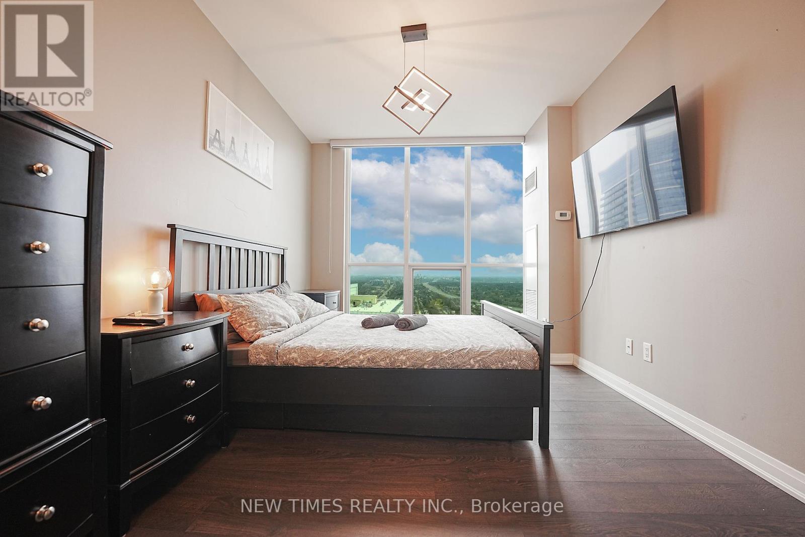 4202 - 9 Bogert Avenue, Toronto, ON - Indoor Photo Showing Bedroom