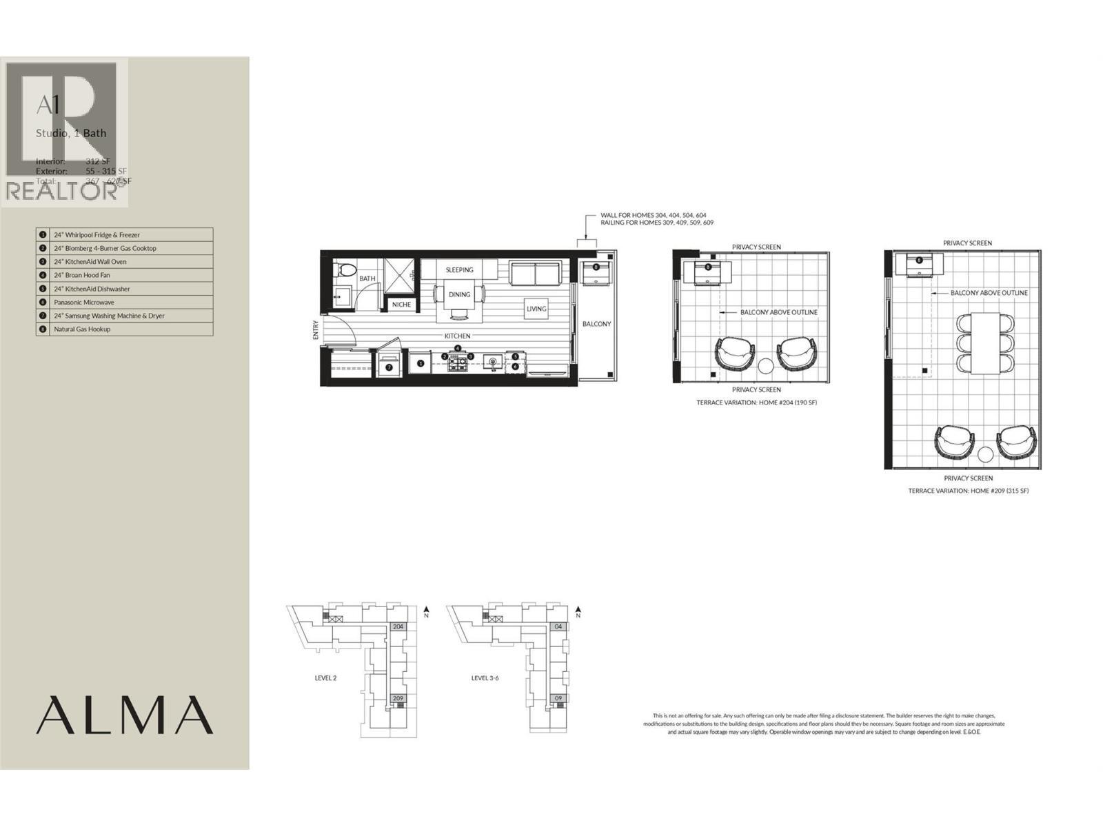 Studio floorplan - 3051 Abbott Street Unit# 309, Kelowna, BC - Other
