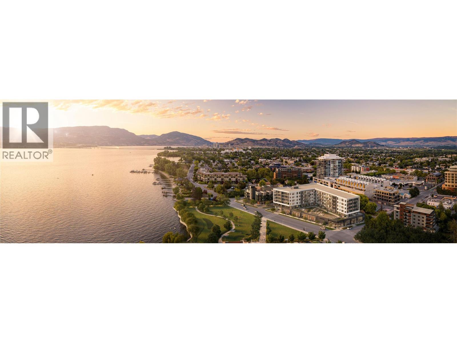 Aerial rendering - 3051 Abbott Street Unit# 309, Kelowna, BC - Outdoor With Body Of Water With View