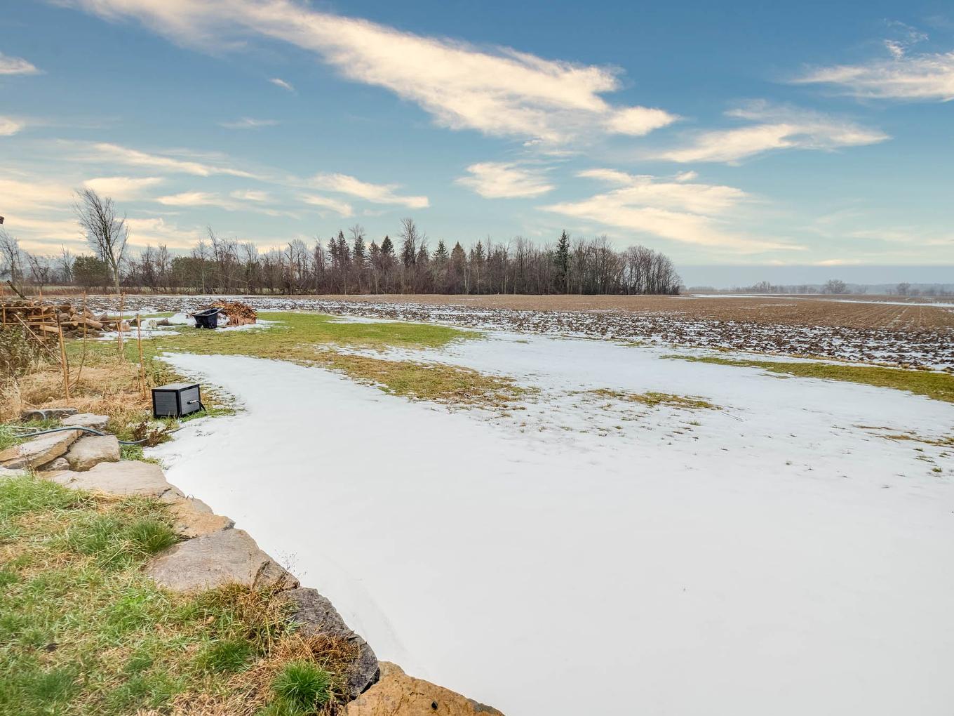 Backyard - 31 Rg Du Quarante, Saint-Louis-De-Gonzague, QC - Outdoor With View