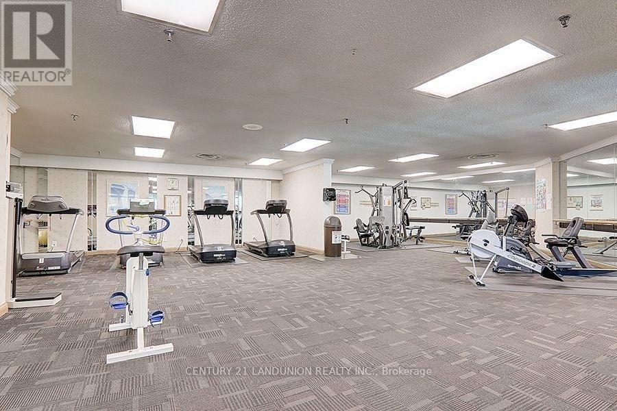1209 - 55 Bamburgh Circle, Toronto, ON - Indoor Photo Showing Gym Room