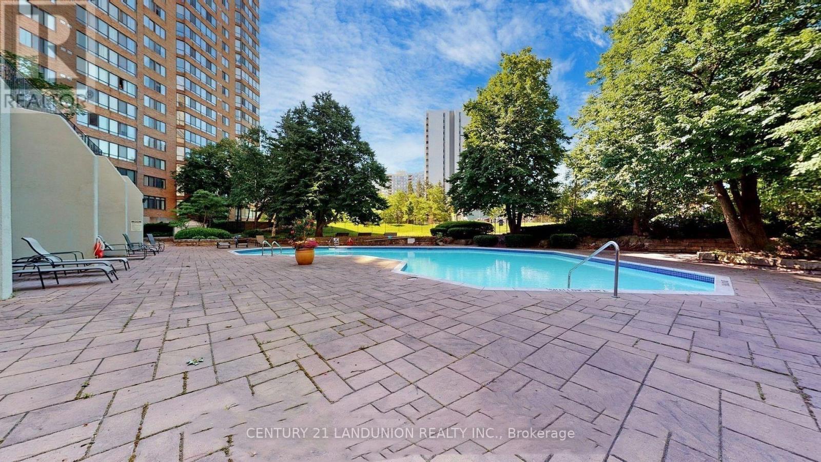1209 - 55 Bamburgh Circle, Toronto, ON - Outdoor With In Ground Pool