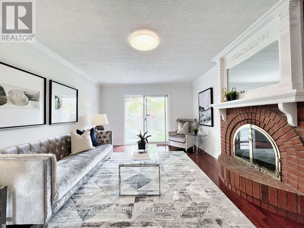 38 Mckay Crescent, Markham, ON - Indoor Photo Showing Living Room With Fireplace