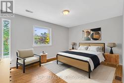 Large master bedroom with walk-in closet -