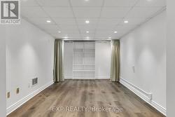 Love these floors and baseboards! -